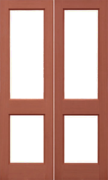 Pattern 2XGG External Hardwood French Doors